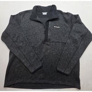 Columbia AO8721 Men's Charcoal Gray 1/4 Zip Pullover Jacket. Size XL
